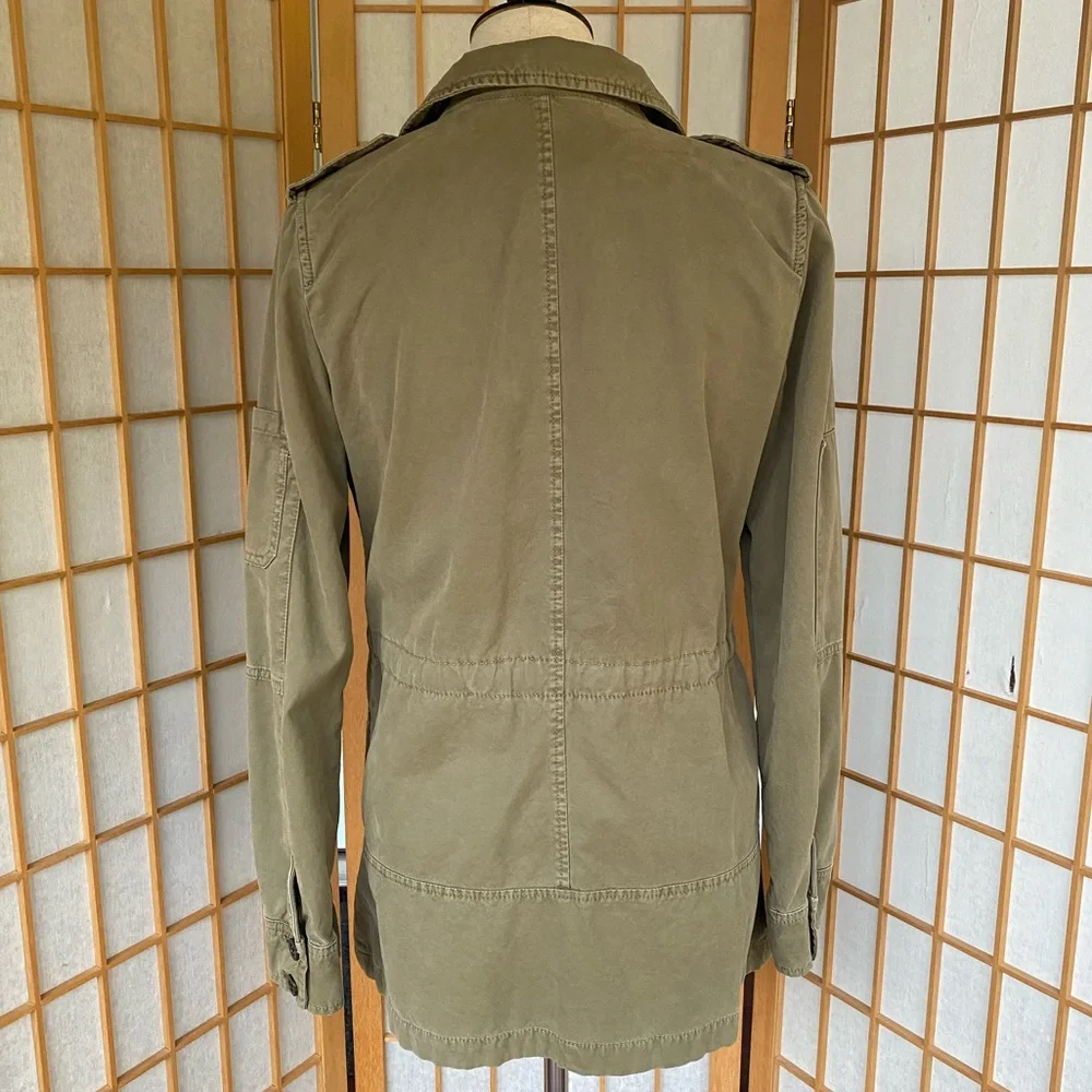 Banana Republic Green Utility Jacket SZ S - Picture 6 of 12